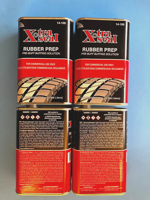 Xtra Seal 14-100 Rubber Prep Pre-Buff Buffering Solution 32oz (4PACK)