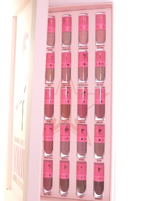 JEFFREE STAR NUDE MINI LIQUID LIPSTICK VAULT 25 SHADES PINKS NEUTRAL