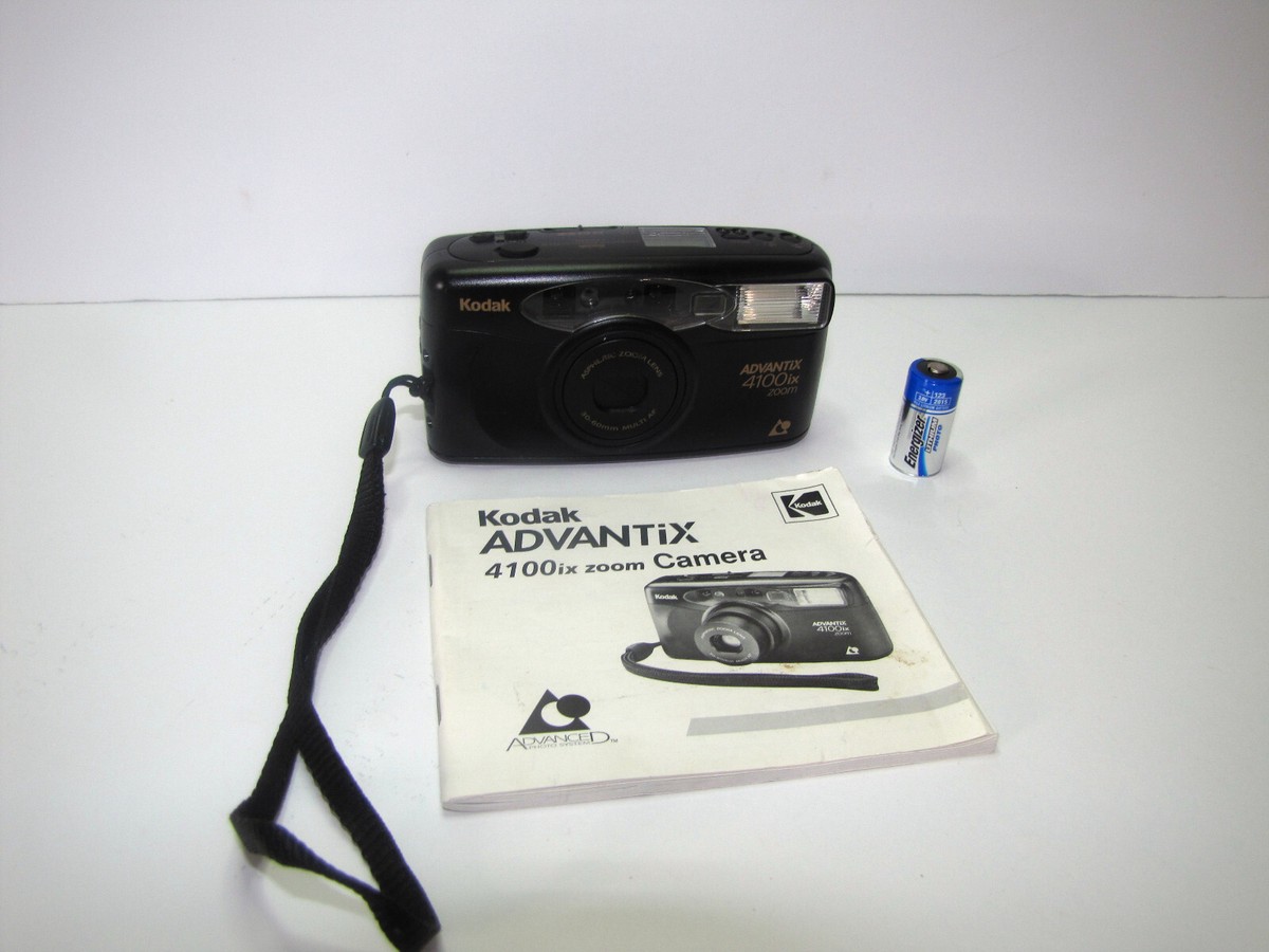 KODAK Advantix 4100ix Zoom APS Film Camera - Black - Works