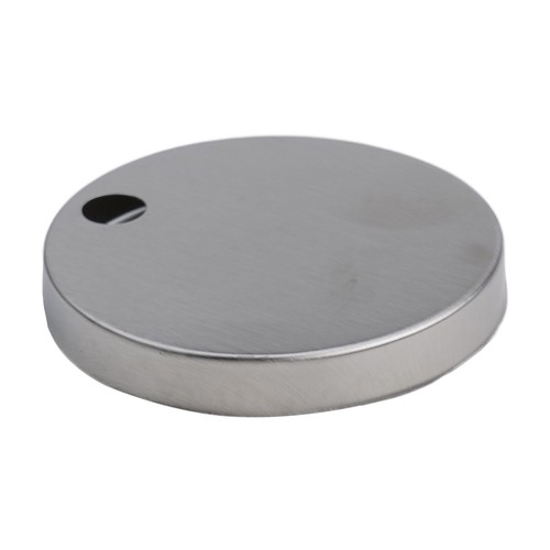 Contemporary Design Toilet Base Hinge Cover Slim Stainless Steel Pack of 2 - Picture 12 of 12