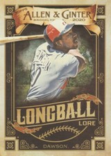 2020 TOPPS ALLEN & GINTER BASEBALL VARIOUS INSERT SINGLES - YOU PICK FROM LIST