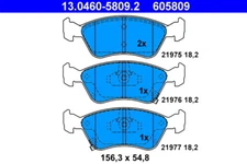 ATE 13.0460-5809.2 brake pad set, disc brake for Toyota