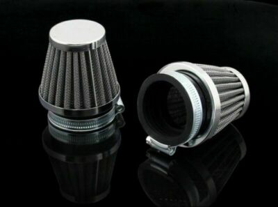 2x Offener Sport Luftfilter D=52mm Sportluftfilter Power Filter Tuningfilter A7