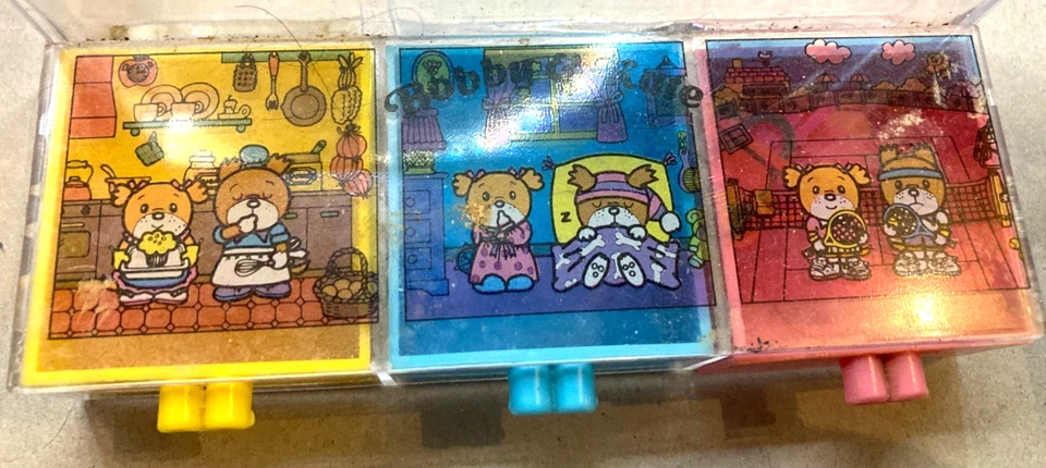 Rare Bobby & Kate vintage Desk Set 10 cms 1981 Japan - Image 4 of 4