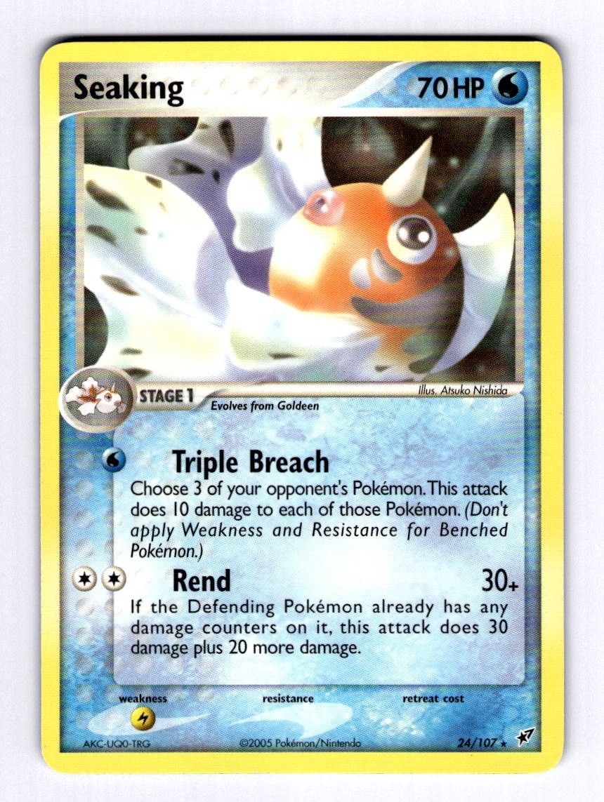 Seaking Deoxys #24 (2005) Rare NM Pokemon