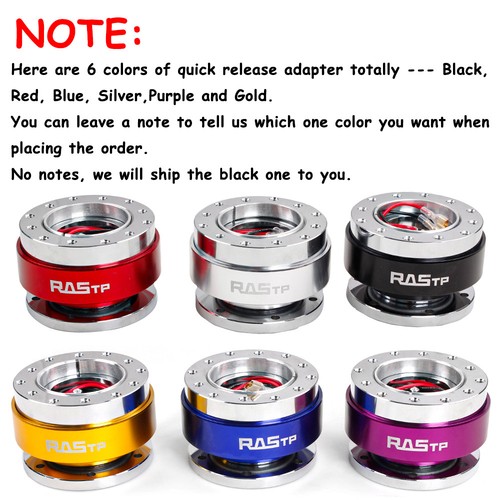 13" Steering Wheel Quick Release Hub Adapter For Eclipse Lancer Galant Impreza - Imagen 6 de 12