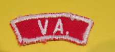 1960 S Boy Scout of America BSA Red White RWS State Strip