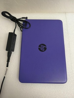 HP STREAM 14-AX0XX 82BD 4GB DDR3 LAPTOP, INTEL CELERON N3060 CPU, 32GB, PURPLE