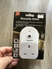 Uni-Com UNC63346 Security Timer Dusk Dawn Random Lamp Plug Holiday Timer UK