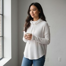 NWOT Ambiance Lightweight Cowl Neck Sweater