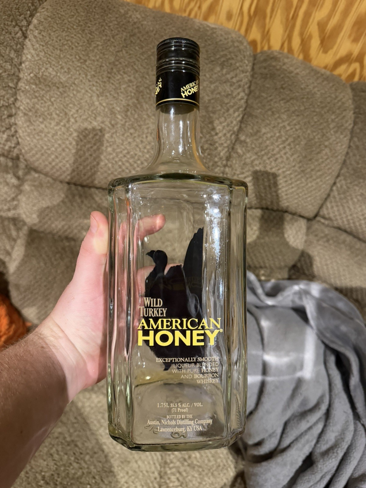 Homemade Liquor Bottle Lamps