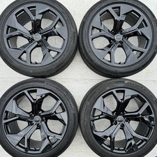 Genuine Audi E-Tron 21" Alloy Wheels 285 40 Continental Tyres Q8 SQ8 Sport Aero