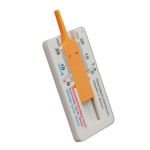 Plastic tire tread ruler 0-20MM vernier depth caliper tire tread depth ruler - Picture 11 of 16
