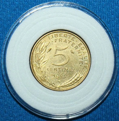 5 Centimes Marianne, 1966 (Q-FDC) - Photo 1/2
