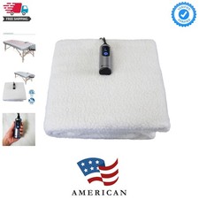 Massage Table Warmer  Fleece Pad 2in1, Certified, 3 Heat Settings, 13ft Cor...