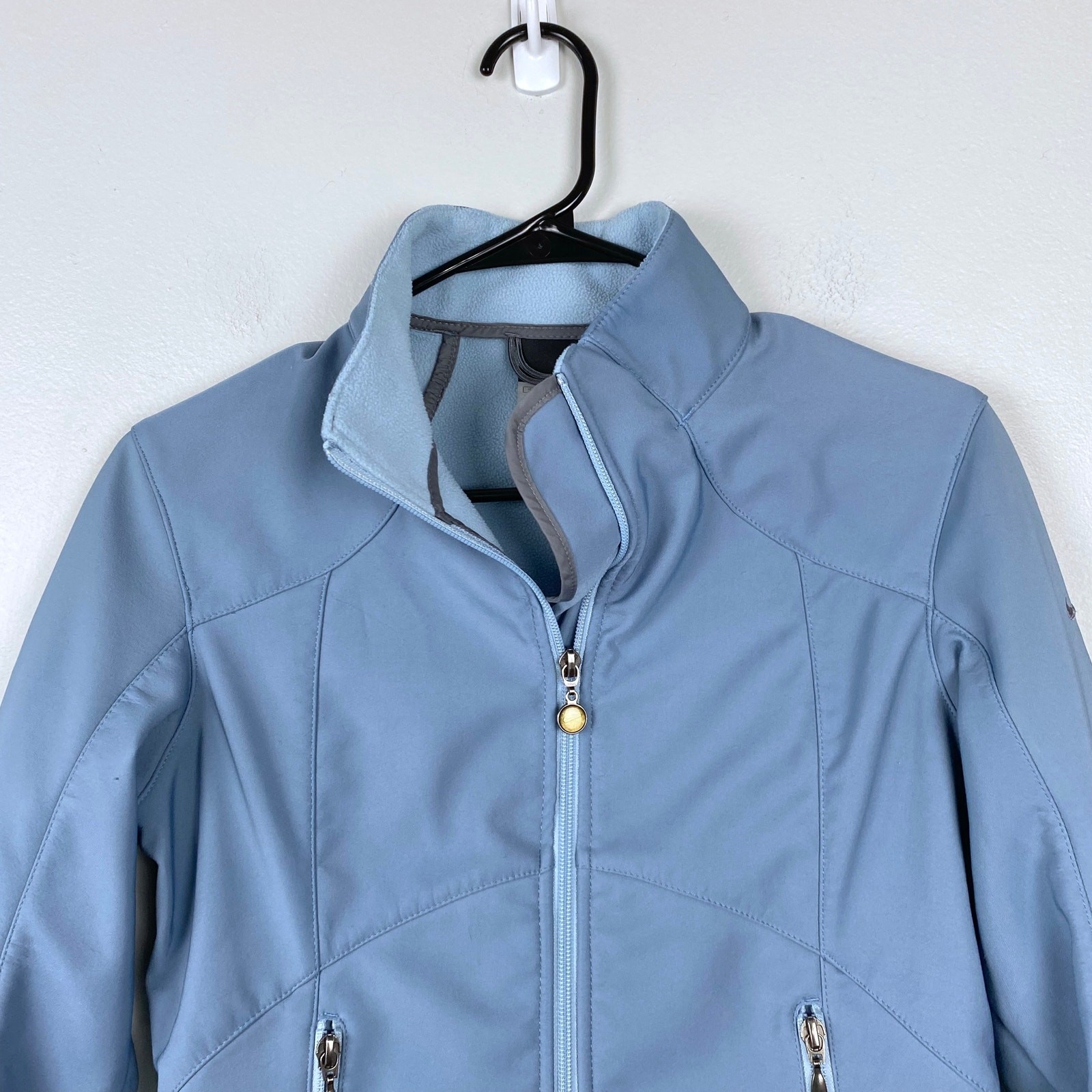 Nike Fleece Jacket Basic Full-Zip Slate Blue Futu… - image 2