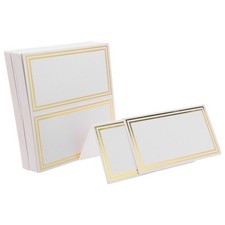 50 Pcs Segnaposto Con Stampa Caldo Fronte-retro Carta Da Tavolo Per Matrimonio