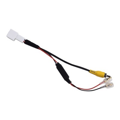 Kamerakabel Teile 4 Pin Adapter Rückfahrkamera Rückwärts Schwarz Stecker
