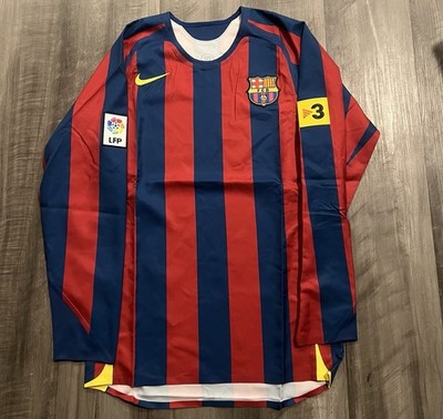 Size Small Nike FC Barcelona 05/06 Reissue Replica Long-Sleeve
