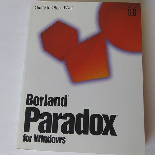 Borland Paradox 5.0 Special Upgrade Relational Database Windows Manuals Disks - Picture 6 of 11
