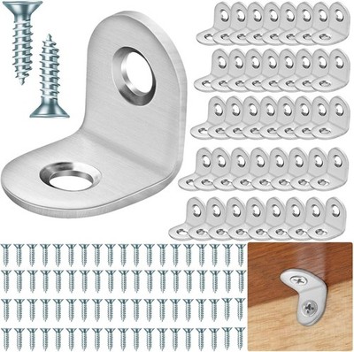 Angle Connectors Stainless Steel Angle 20 x 20 mm Small Angle with 80 Stainle...