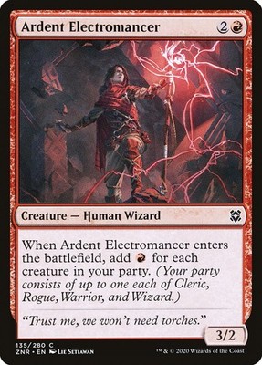 Ardent Electromancer (135) Zendikar Rising ZNR MTG Magic