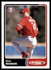 Ryan Madson 2003 Topps Total #610 Phillies MLB READ FREE SHIPPING AutographDen