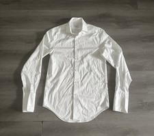 Calvin Klein White Mens Infinite Wrinkle Free Slim Fit Dress Shirt Size S