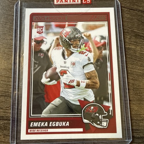 Rare EMEKA EGBUKA 2025 Score REDEMPTION🔥Rookie Card 105 RC Tampa Bay Buccaneers - Picture 1 of 2