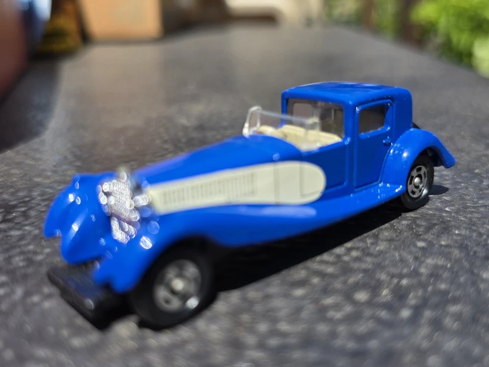 Tomica Tomy Bugatti Cupé - Azul Vintage Tomy No.F46  Foto 2 de 4