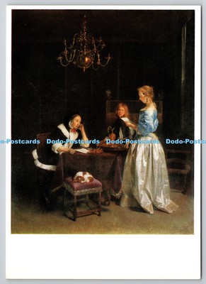 D318303 Gerard Ter Borch. Brief. Royal Collection. Lund Humphries. Postkarte