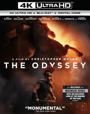 The Odyssey 4K UHD Blu-ray NEW