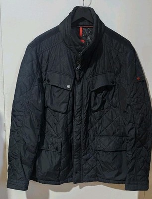 Men's Strellson Sportswear Jacket Springfield  - Large - Black - Quilted