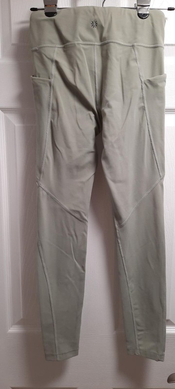 Athleta Girl Girls Lt Green Sports Jogging Exercise Leggings Pants XL(14)