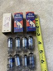 2 Rca Victor Antique Radio Vintage Vacuum Tube Nos Plus 9 Other Tubes Dog