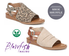 Blowfish Malibu Aspire Footbed Flat Adjustable Buckle Sandal Vegan Friendly