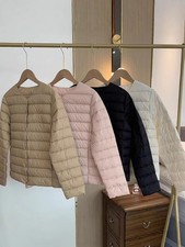 Men's Duck Down Goose Jacket Ultralight Stand Bubble Coat Woman Winter Underwear