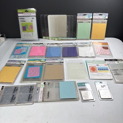Huge Cuttlebug Embossing Folder & Accessories Lot