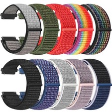 Cinturino ad anello in nylon per Amazfit GTS GTR Bip 20 mm 22 mm cinturino sportivo braccialetto nuovo
