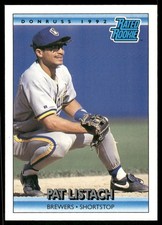 1992 Donruss Update #U-1 Pat Listach Rookie RC Milwaukee Brewers baseball card. rookie card picture