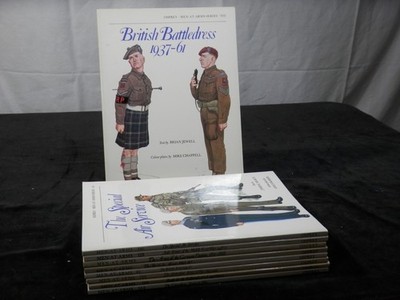 Set Of 9 Osprey Publishing  MEN-AT-ARMS SERIES  Reference Books 1981-1985