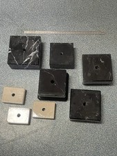 8 Stück Sockel Marmor für Bronze