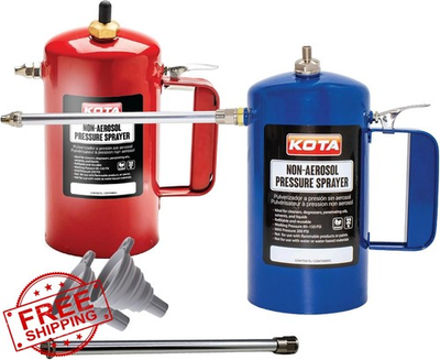 #ad LAUCO 32oz Pressure Sprayer Funnel Extension Rechargeable Steel Canister Bras... $139.99