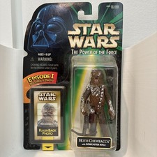 Star Wars POTF Flashback Photo Hoth Chewbacca 3.75 Action Figure 1998 Hasbro