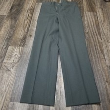 Vintage Military Trousers Mens 29x32 Green Vietnam Wool Pants 1968 USA