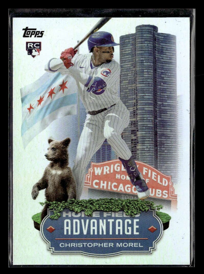 2023 Topps Christopher Morel #HA-19 Rookie Home Field Advantage Cubs TV484