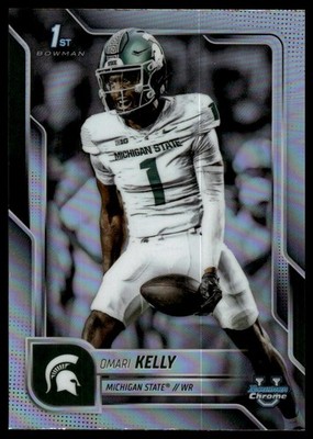 2025 Bowman University Chrome Omari Kelly #38 Refractor