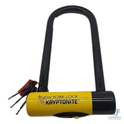 Kryptonite New York M18 Fahrradschloss, Schwarz/ Gelb