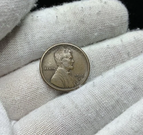 1916 S Lincoln Wheat Cent 1c Penny One Cent Fine - P213