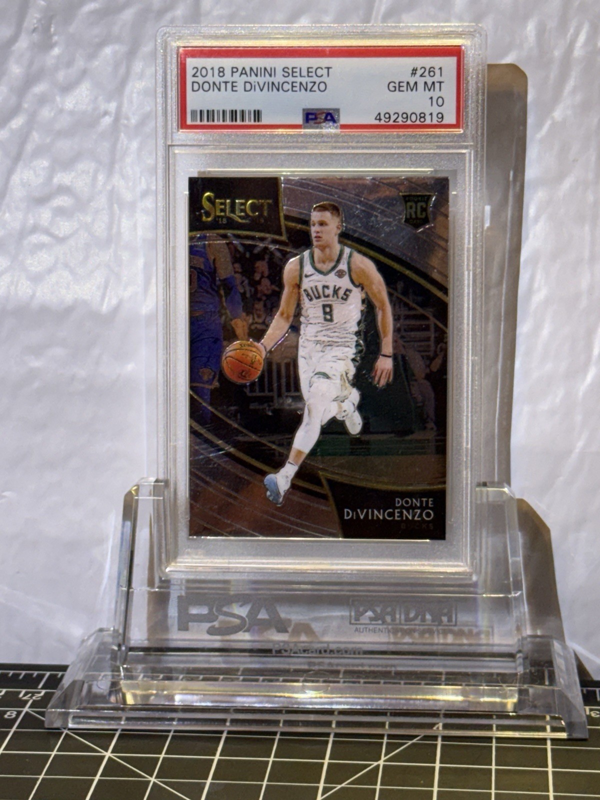 🔥2018 Panini Select #261 Donte DiVincenzo Rookie RC PSA 10 GEM MT 🏀